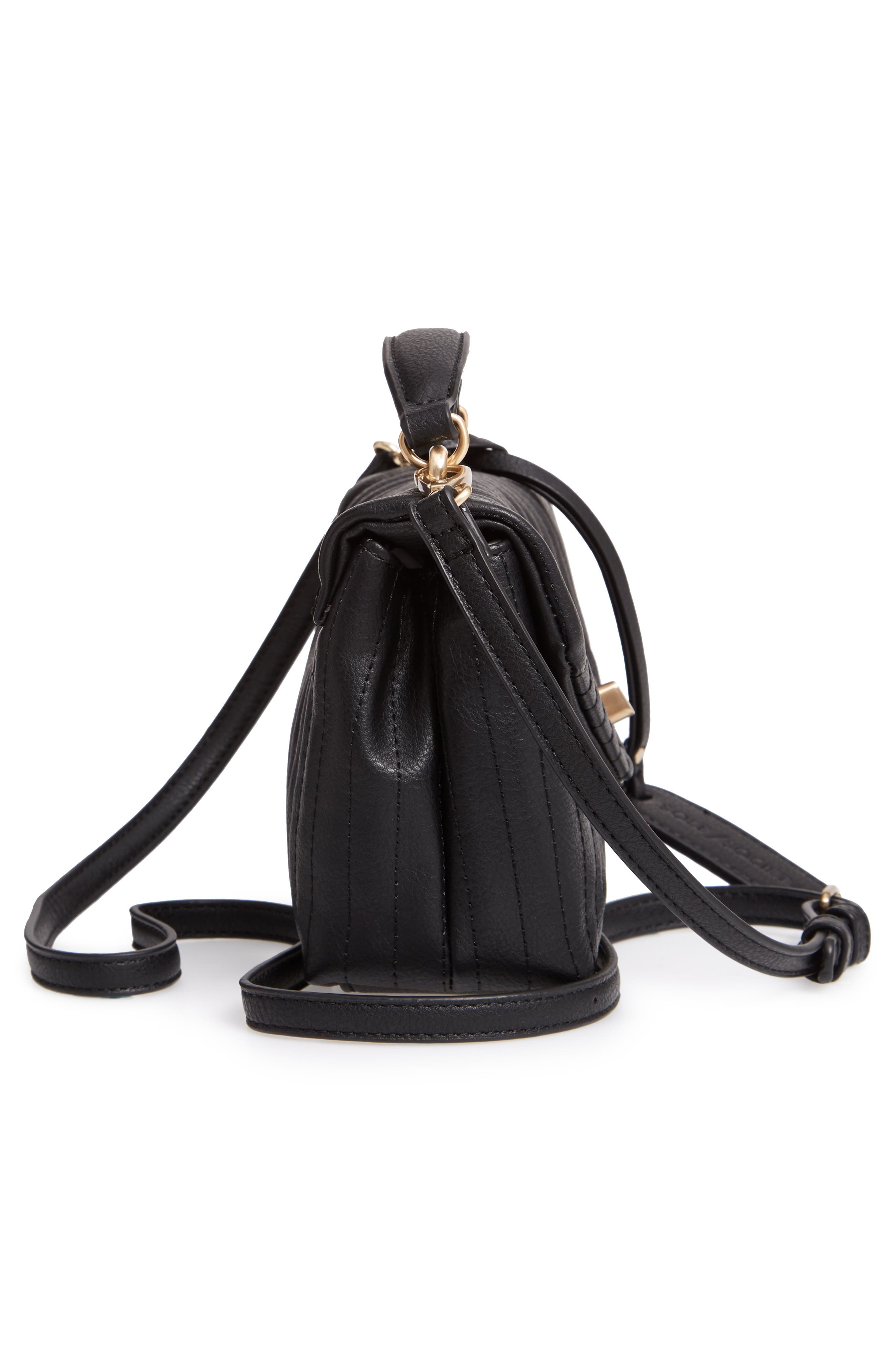 Sole Society Urche Faux Leather Crossbody Bag, Alternate, color, 