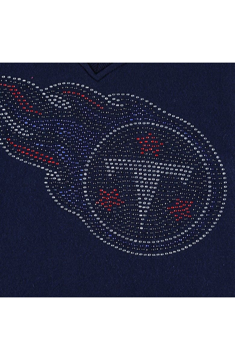 CUCE Women's Cuce Navy Tennessee Titans Deep V-Neck Pullover Sweatshirt, Alternate, color, Navy