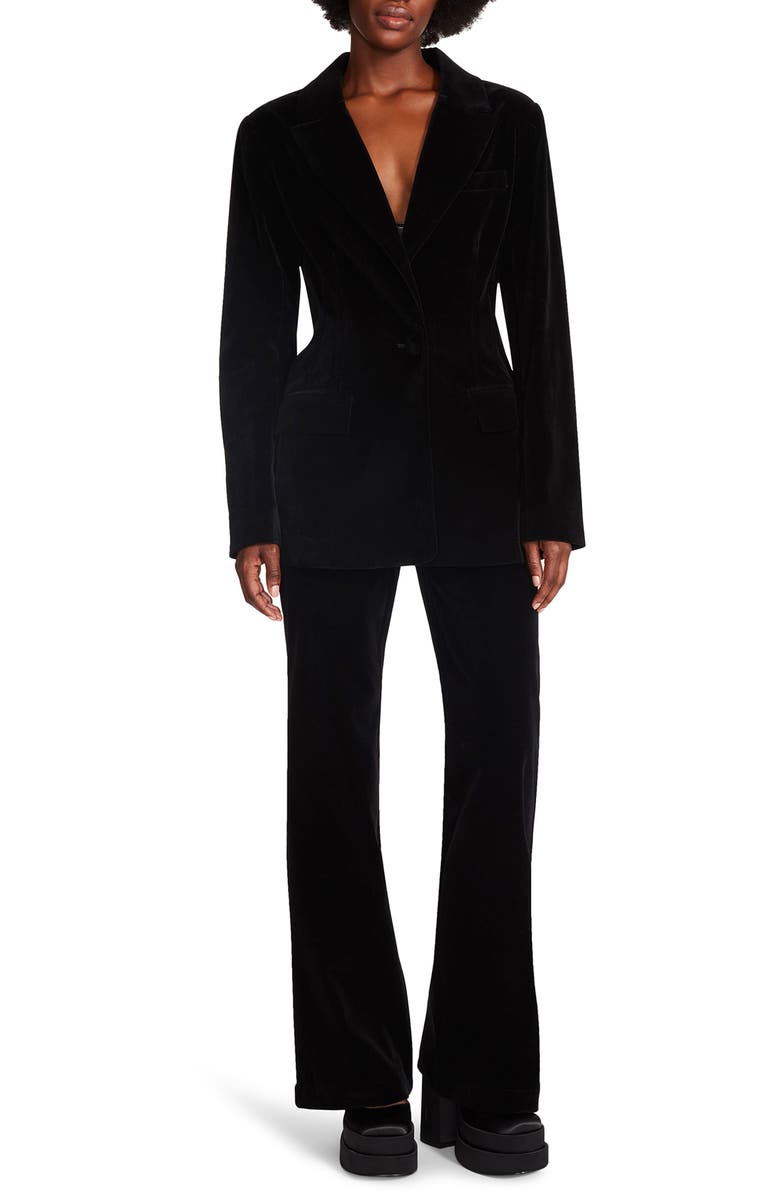 Steve Madden Harlow Velvet Blazer, Alternate, color,