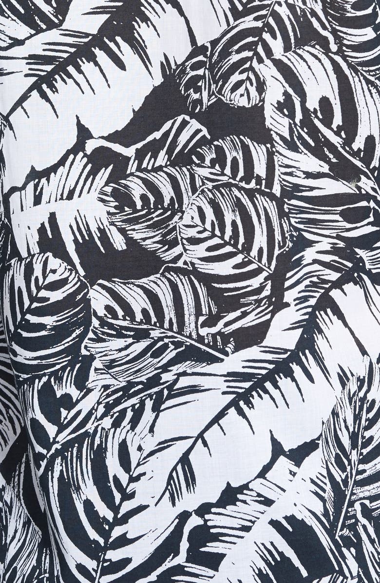 Foxcroft Palm Print Shirt, Alternate, color, 