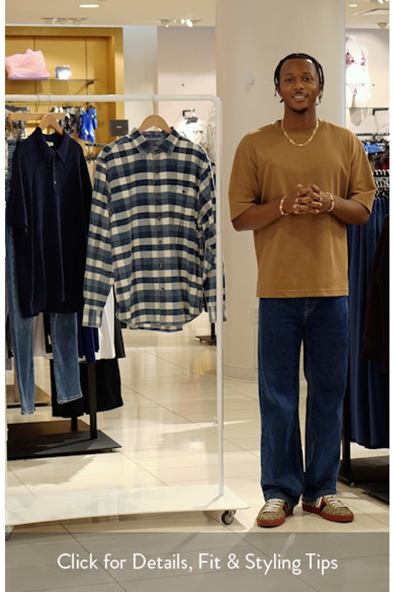 Coastline Cord Mojave Blues Buffalo Check Cotton Corduroy Button-Up Shirt video