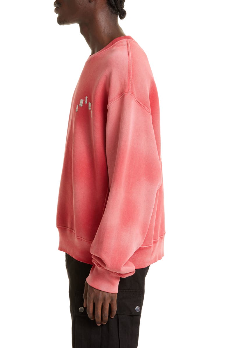 AMIRI Collegiate Logo Graphic Sweatshirt, Alternate, color,
