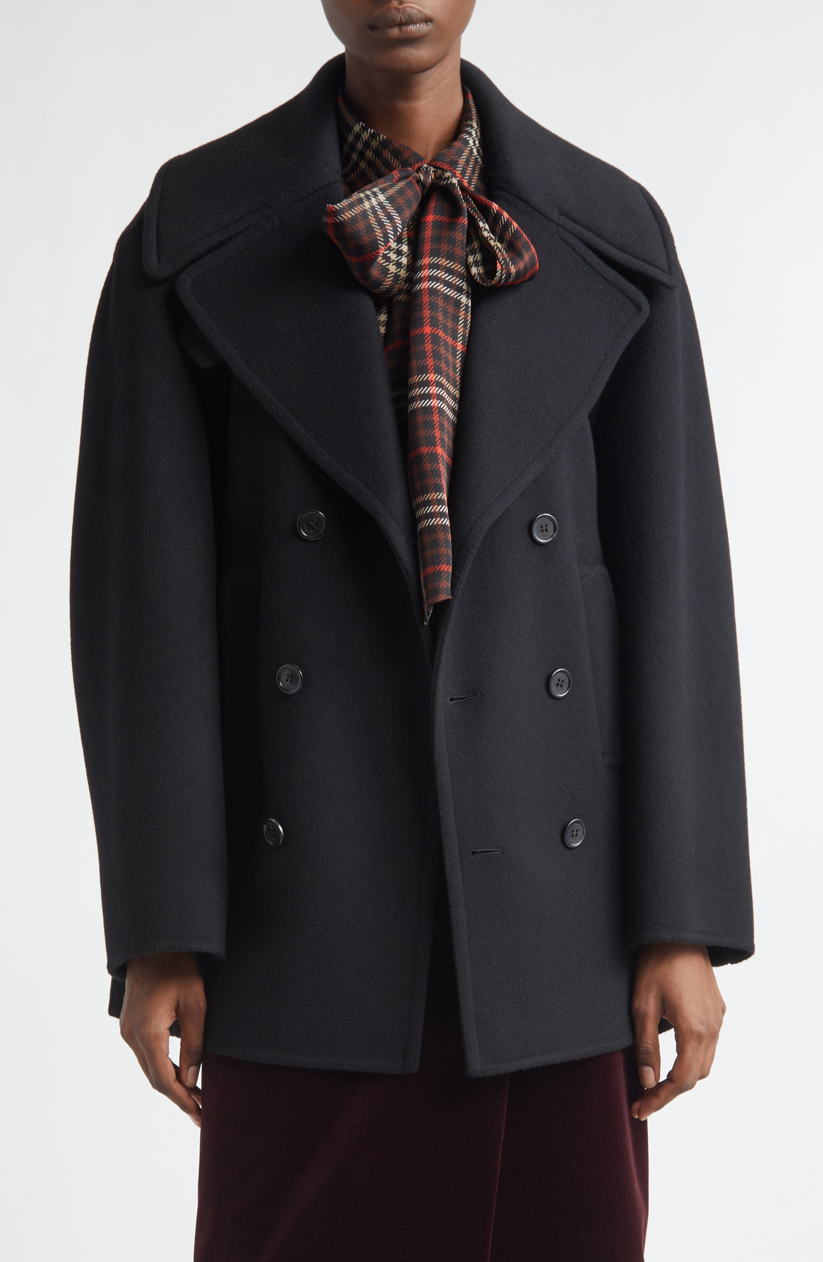 Double Face Wool Peacoat
