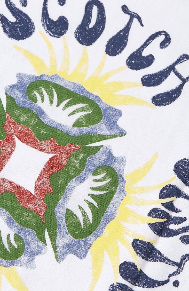 Scotch & Soda Kids' Desert Solstice Relaxed Fit Graphic T-Shirt, Alternate, color, Bright White