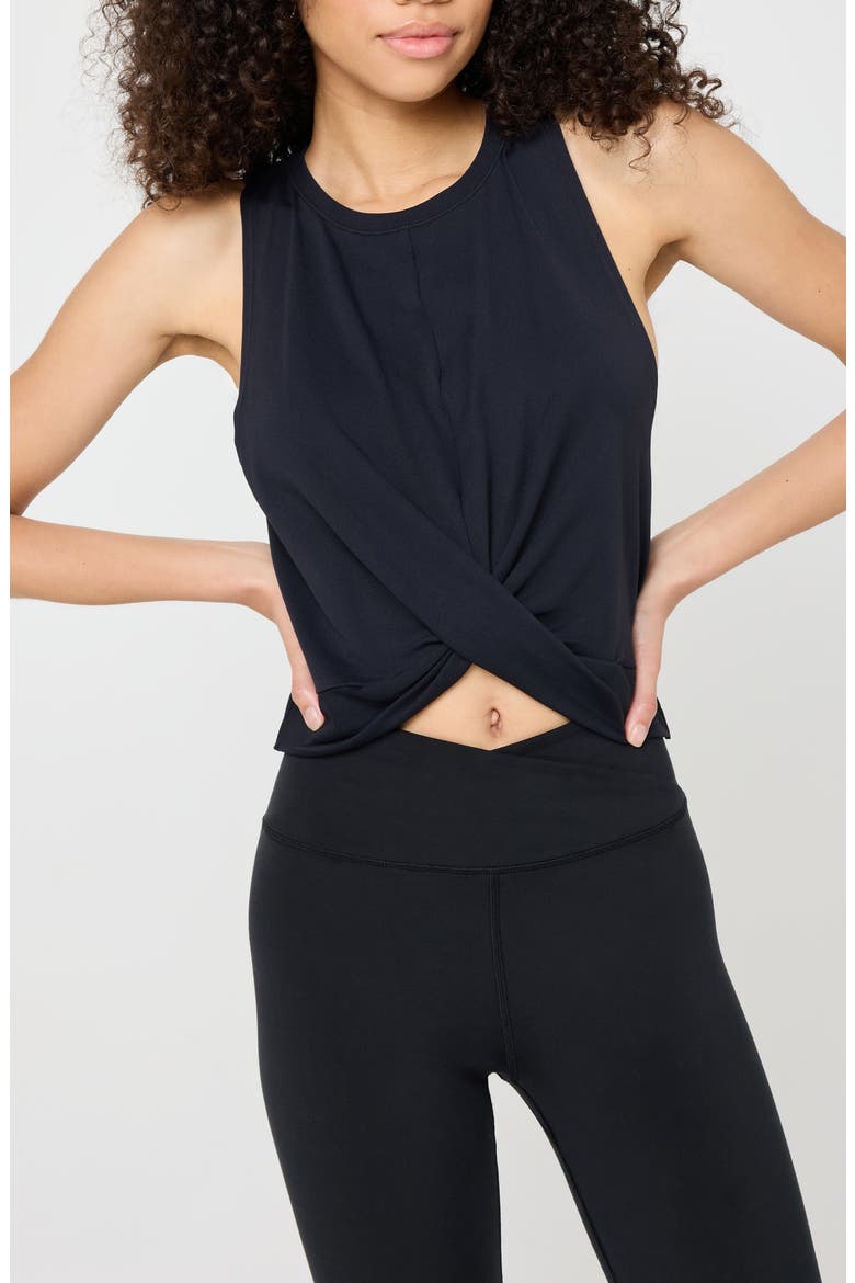 Maci Seamless Tank, Main, color, BLACK