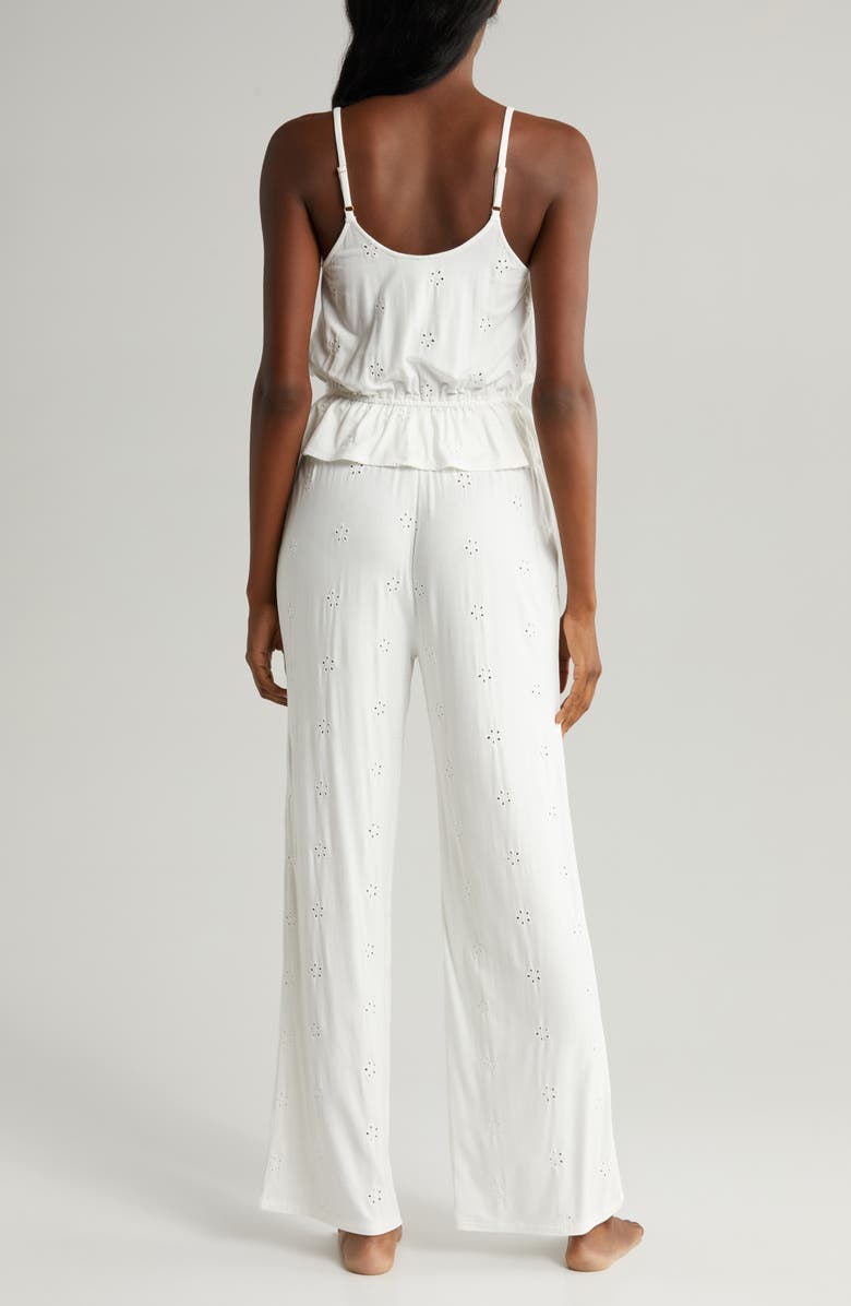 Honeydew Clear Skies Eyelet Jersey Camisole Pajamas, Alternate, color,