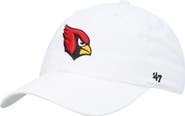 '47 Men's '47 White Arizona Cardinals Clean Up Adjustable Hat