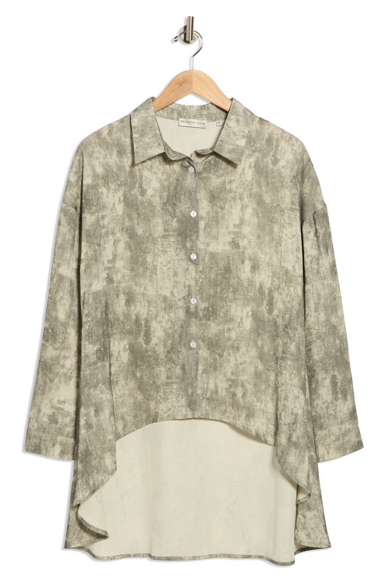 High-Low Tunic Shirt, Alternate, color, GREY