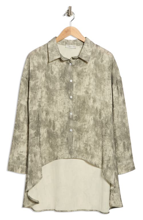 Patrizia Luca High-low Tunic Shirt In Gray