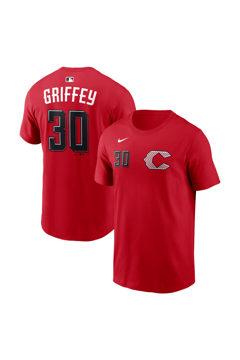 Men's Nike Ken Griffey Jr. Red Cincinnati Reds 2026 City Connect Name & Number T-Shirt, Main, color, Red
