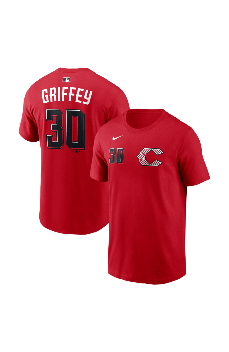 Nike Men's Nike Ken Griffey Jr. Red Cincinnati Reds 2026 City Connect Name & Number T-Shirt, Main, color, Red