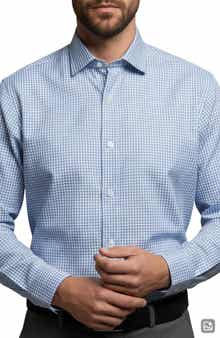Mini Check Cotton Dress Shirt