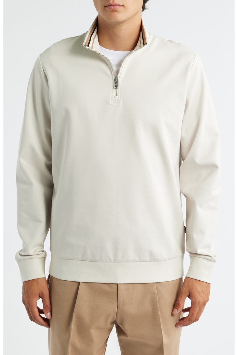 Stimmann Half Zip Top, Main, color, OPEN WHITE