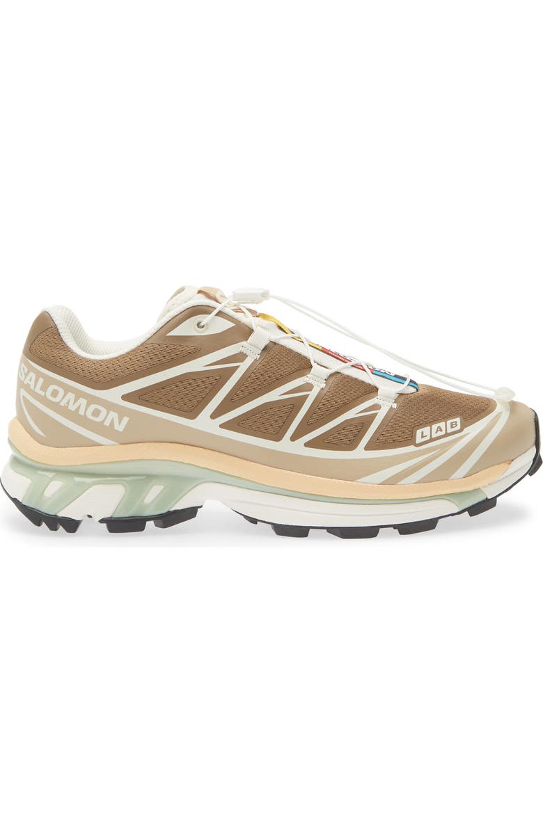 Salomon Gender Inclusive XT-6 Sneaker, Alternate, color, Earth Brown