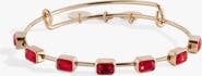 Alex and Ani July Birthstone Emerald Cut Bangle