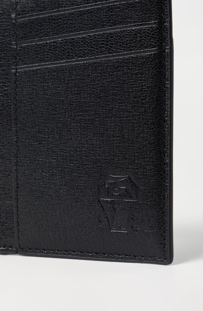 Brunello Cucinelli Capretta card holder, Alternate, color, Black