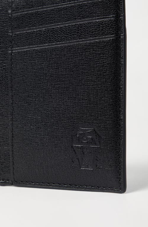 Brunello Cucinelli Capretta Card Holder In Black