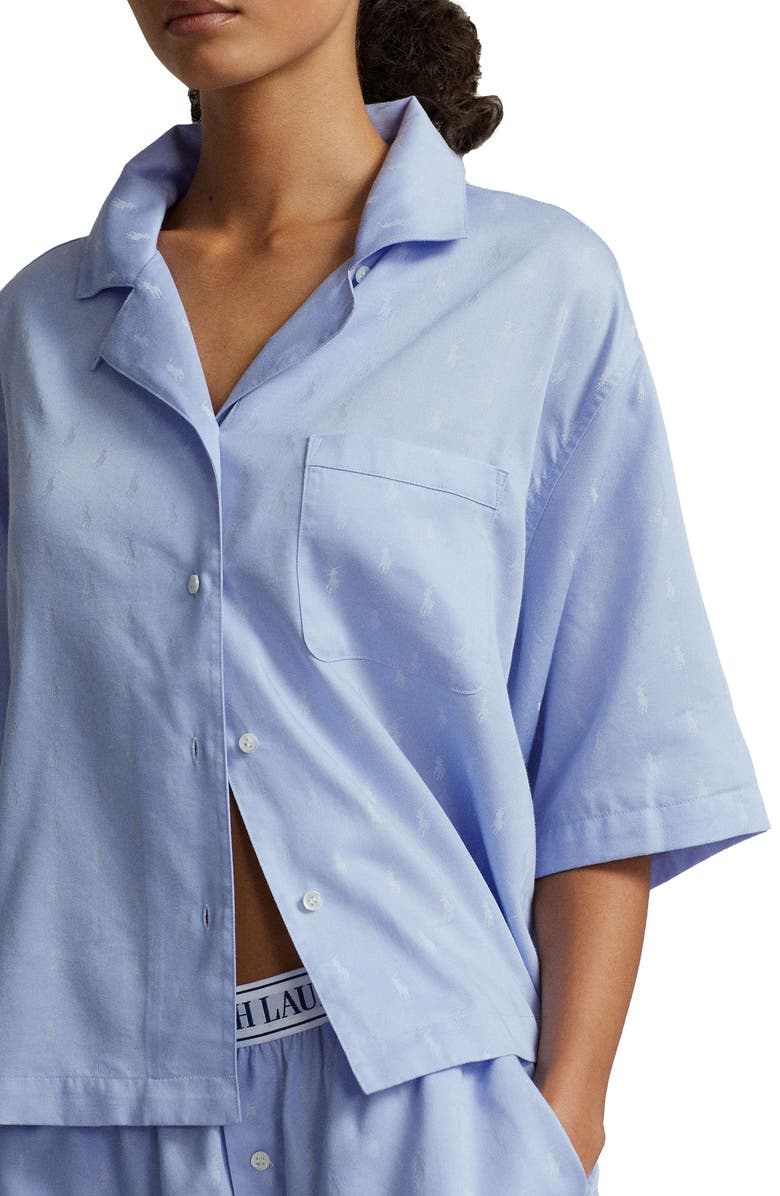 Polo Ralph Lauren Pony Logo Short Pajamas, Alternate, color, 