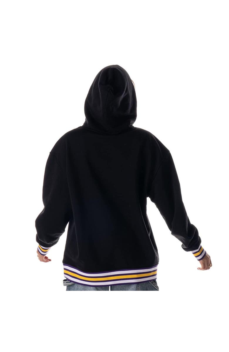 THE WILD COLLECTIVE Unisex The Wild Collective Black Los Angeles Lakers Custom Rib Tonal Premium Hoodie, Alternate, color, Black