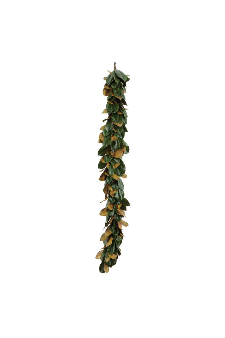 Grand Magnolia Leaf Garland 72", Main, color, Green