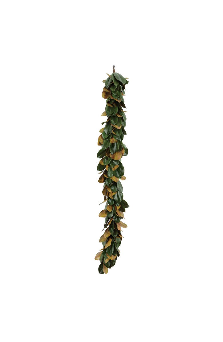 Napa Home & Garden Grand Magnolia Leaf Garland 72", Main, color, Green