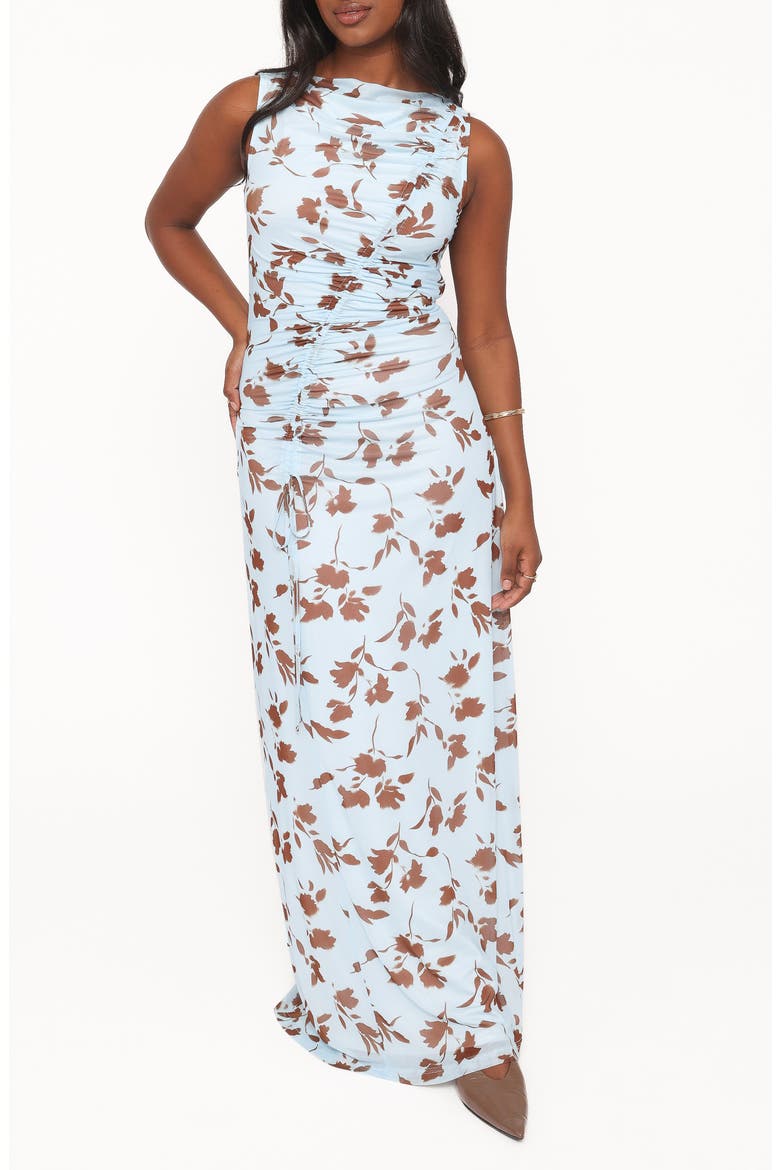 Gracelyn Maxi Dress, Main, color, BLUE FLORAL