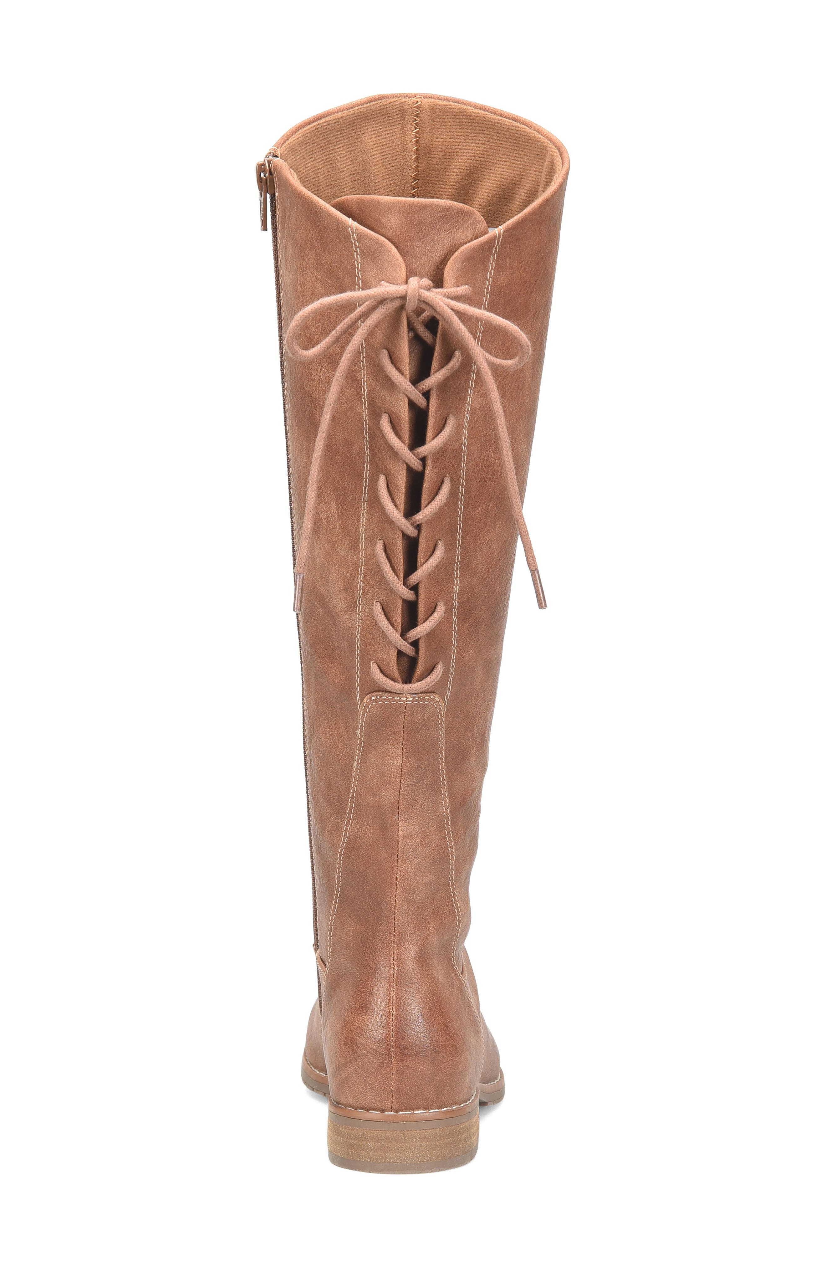 EUROSOFT Wenda Faux Leather Boot, Alternate, color, Cognac