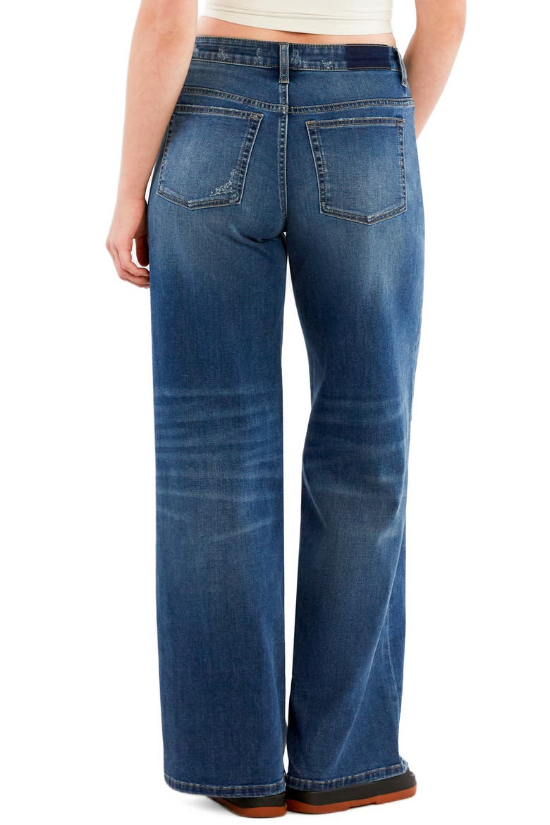 Mid Rise Relaxed Straight Leg Jeans, Alternate, color, URBAN BLUE