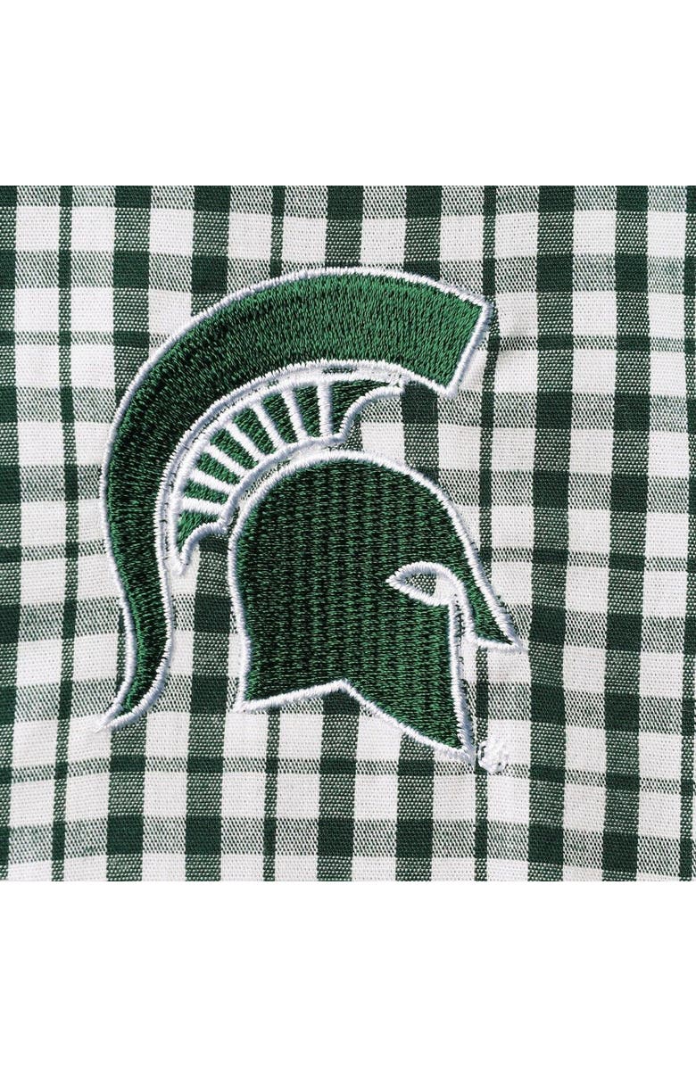 Columbia Men's Columbia Green Michigan State Spartans Rapid Rivers Logo Button-Down Shirt, Alternate, color, 