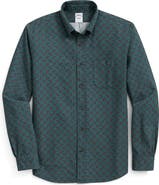 Brooks Brothers Friday Regular Fit Print Cotton Poplin Button-Down Shirt