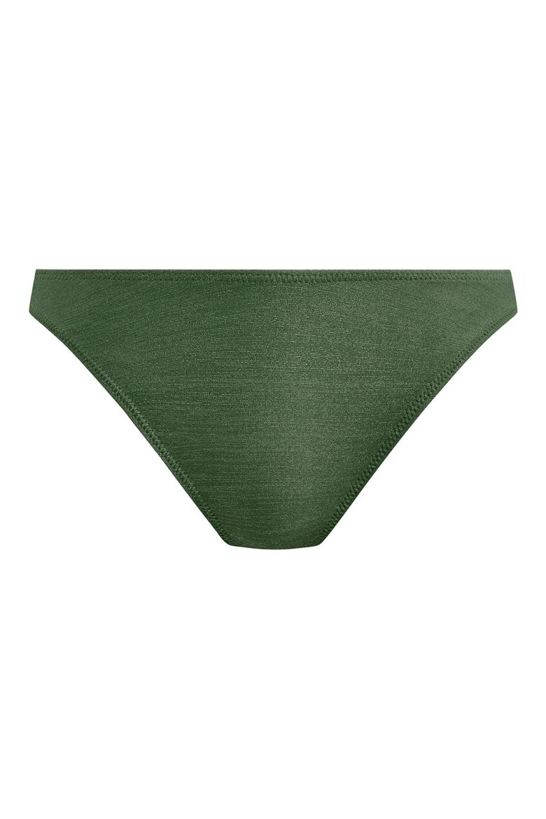 Waves High Cut Bikini Bottoms, Alternate, color, FERN