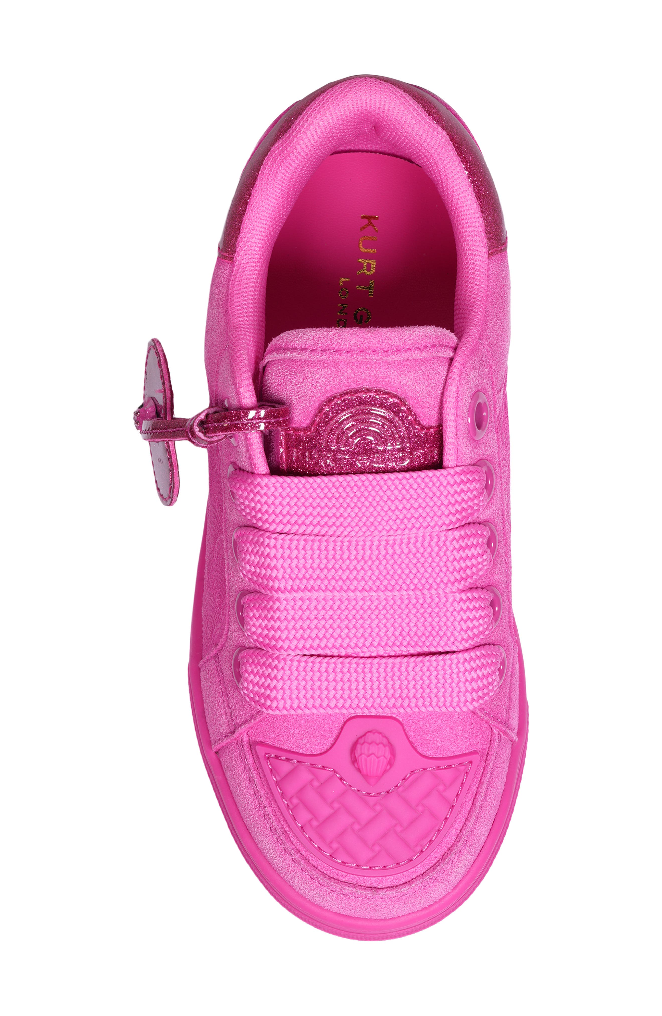 Kurt Geiger London Kids' Mini Southbank Sneaker, Alternate, color, Fuchsia