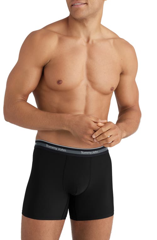 Tommy John 3-pack Comfort Micro 4-inch Boxer Briefs In Multi
