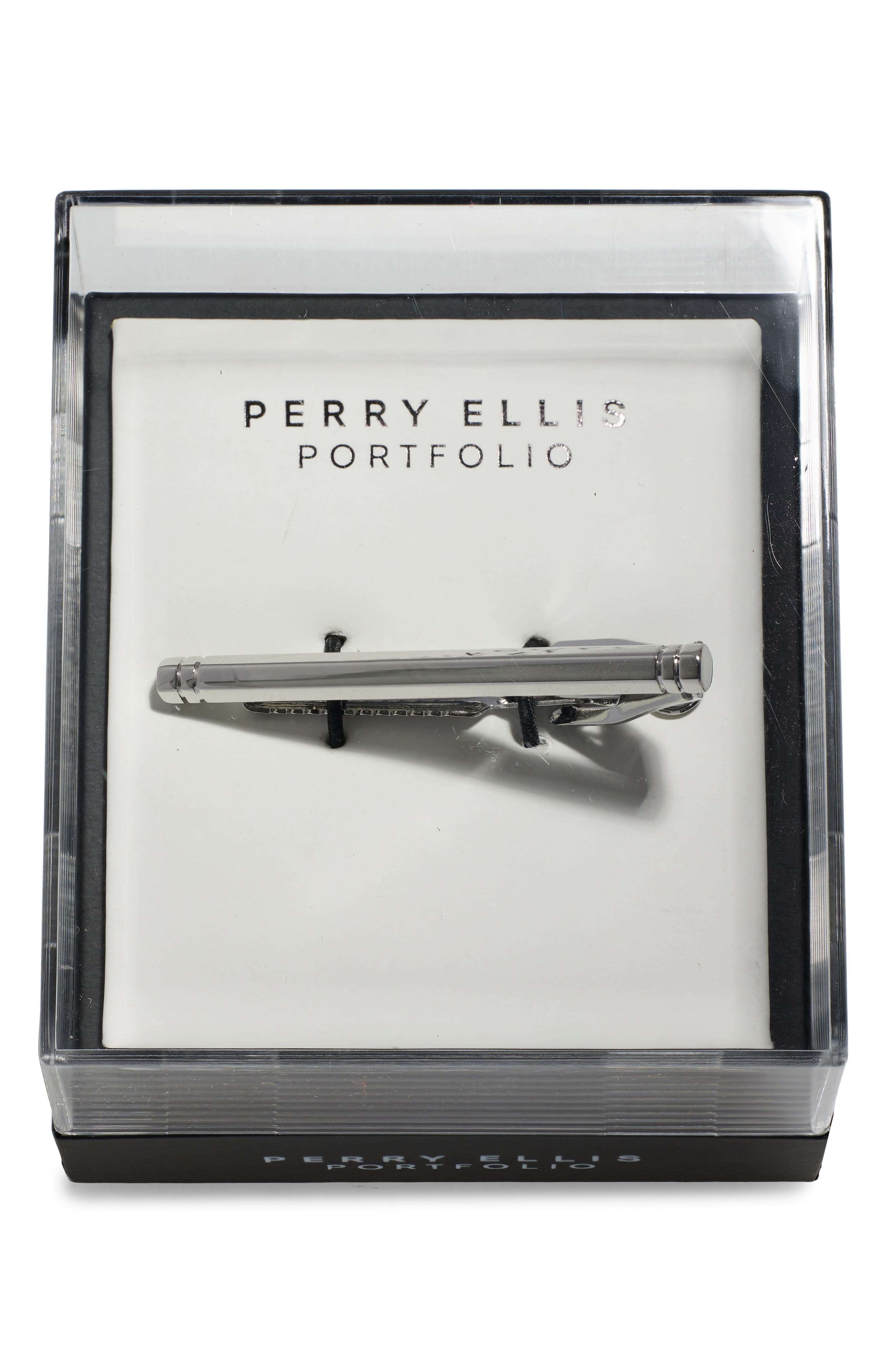 Perry Ellis Silver Tie Bar