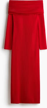 H&M Off-the-shoulder Dress