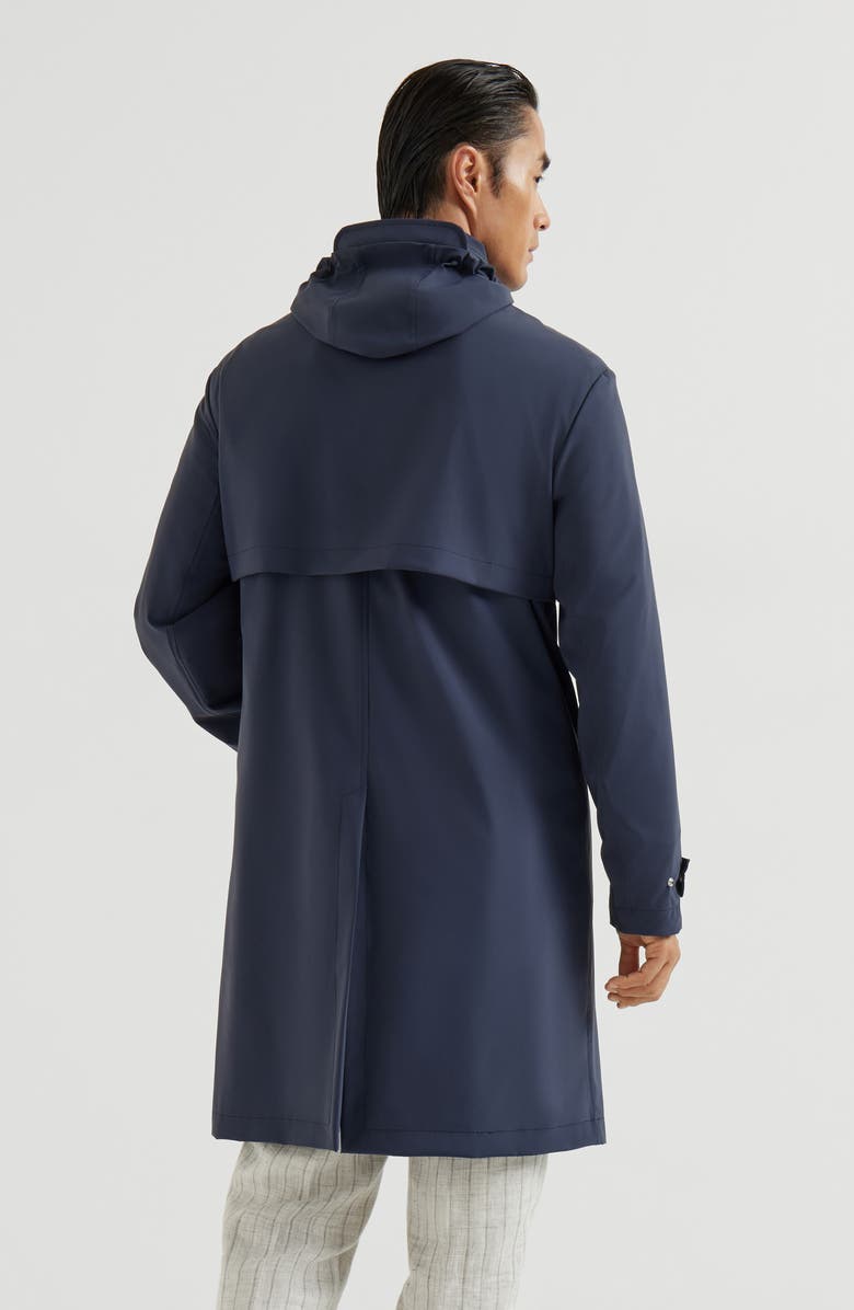 Brunello Cucinelli Unlined parka, Alternate, color, Navy Blue