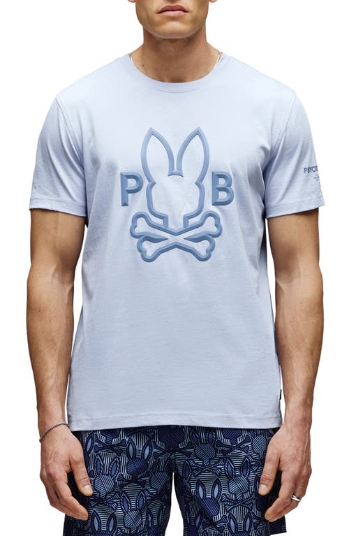 Psycho Bunny Chris Graphic T-shirt In Blue