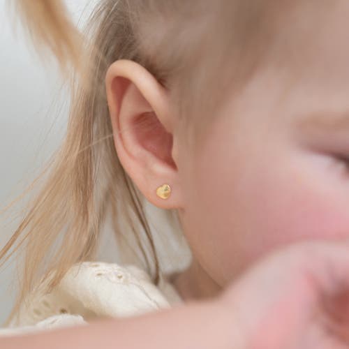 In Season Jewelry 14k Polished Heart Earrings In Gold