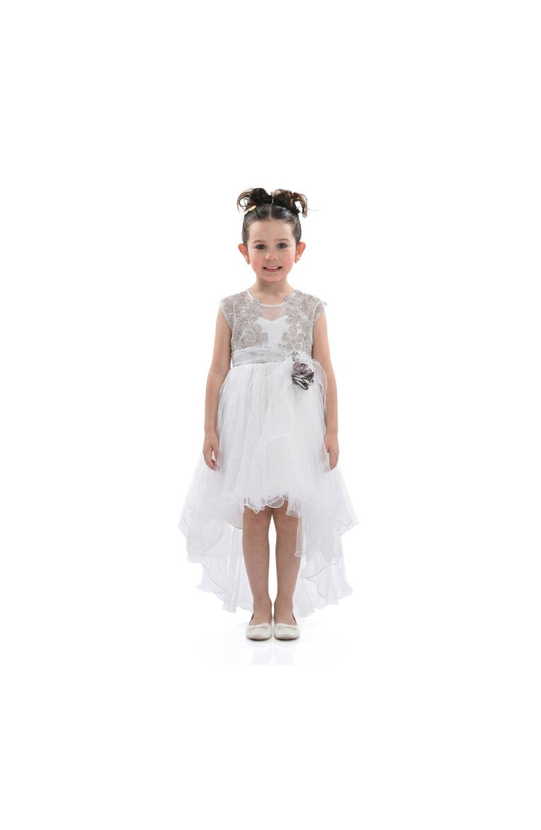 Tulleen Demi Dress, Alternate, color, White