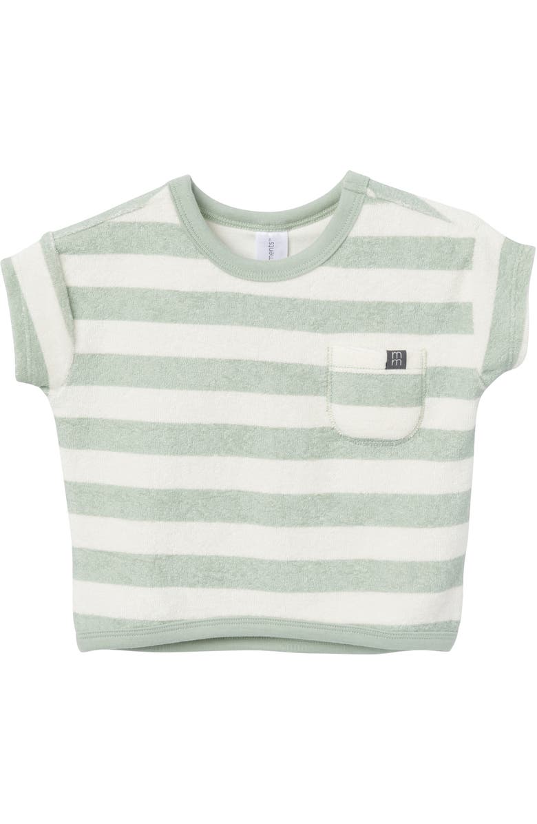 Modern Moments<sup>™</sup> by Gerber Shirt & Short Set, Alternate, color, Green Stripe