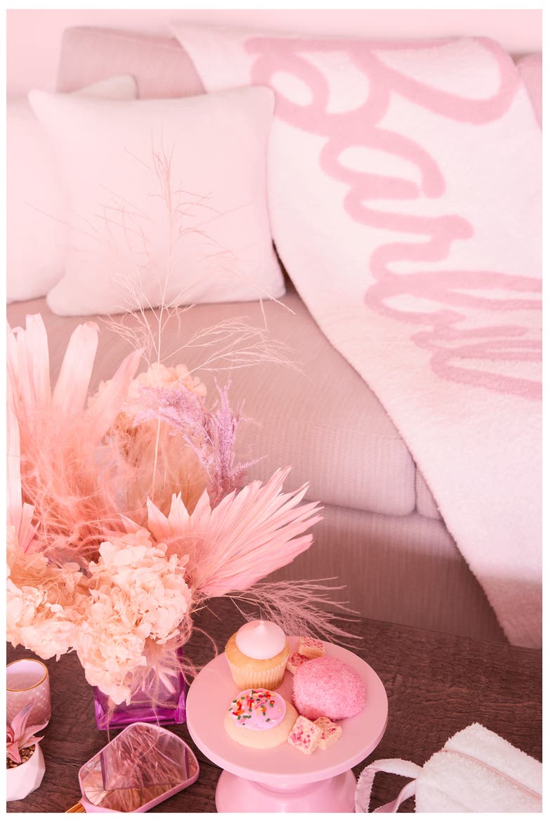 Barbie® CozyChic™ Throw Blanket, Alternate, color, SEA SALT/ DUSTY ROSE