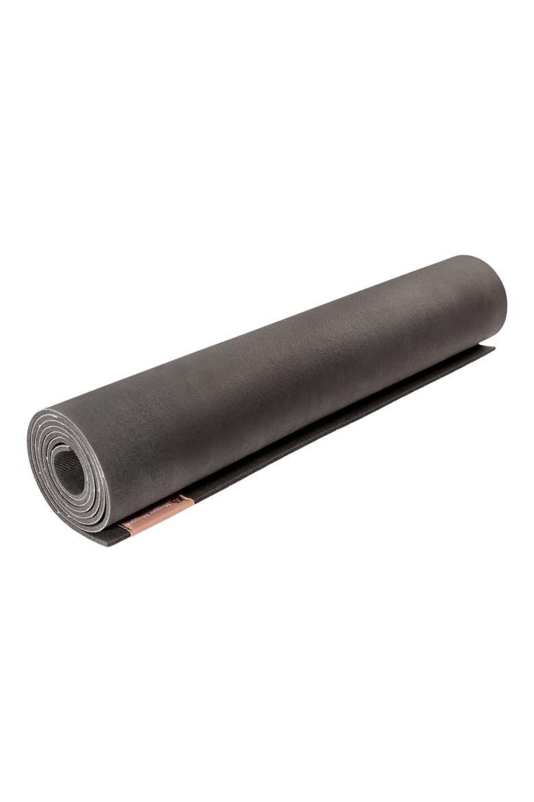 Para Rubber Yoga Mat, Alternate, color, Storm