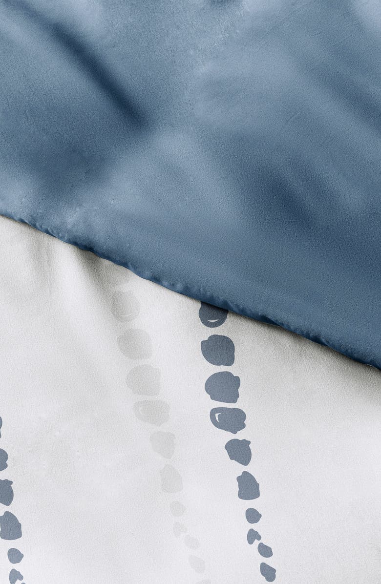 HOMESPUN Premium Ultra Soft Urban Vibe Pattern 3-Piece Reversible Duvet Cover Set, Alternate, color, Navy