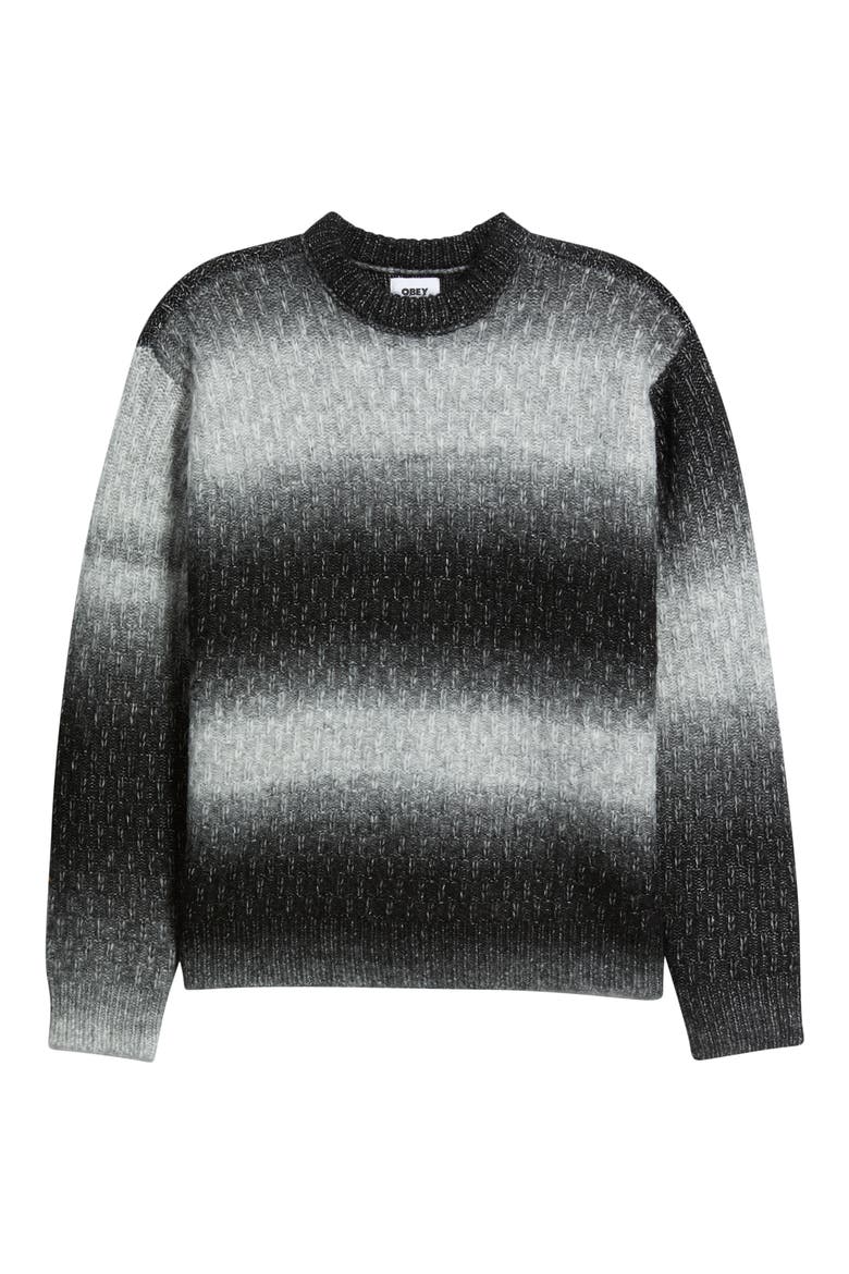 Haze Gradient Sweater, Alternate, color, BLACK MULTI