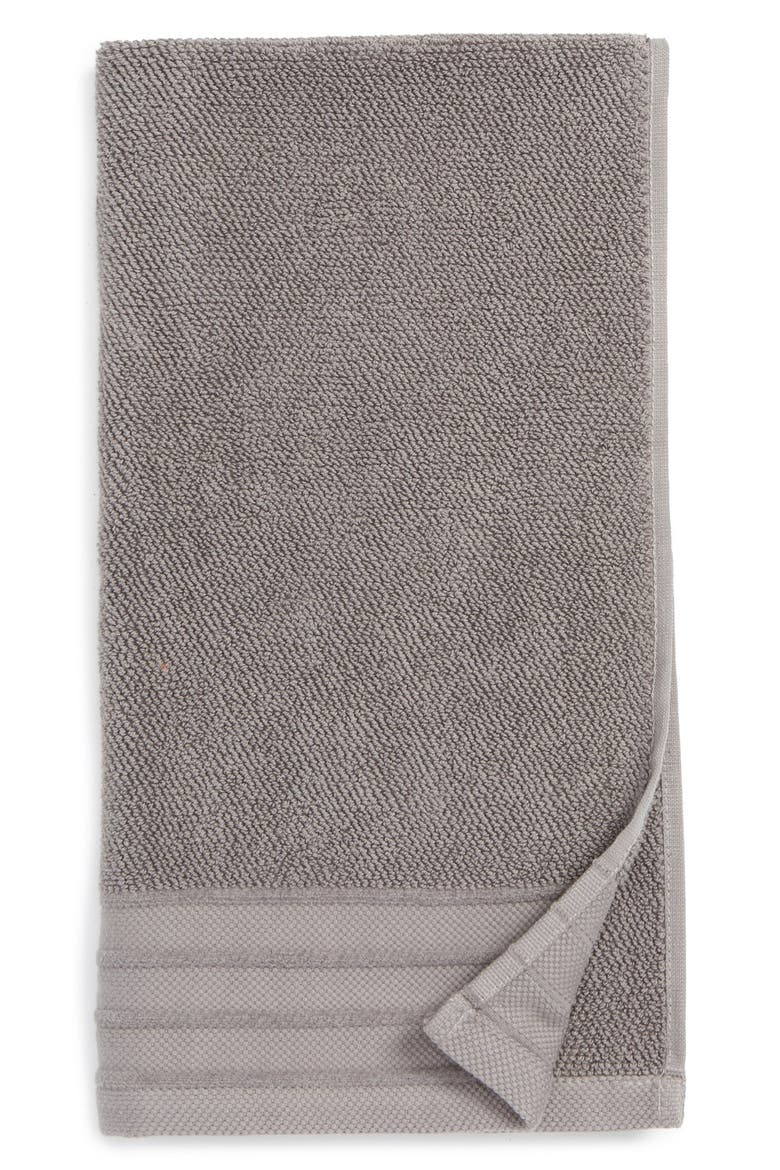 Classic Luxe Hand Towel, Main, color, GRANITE