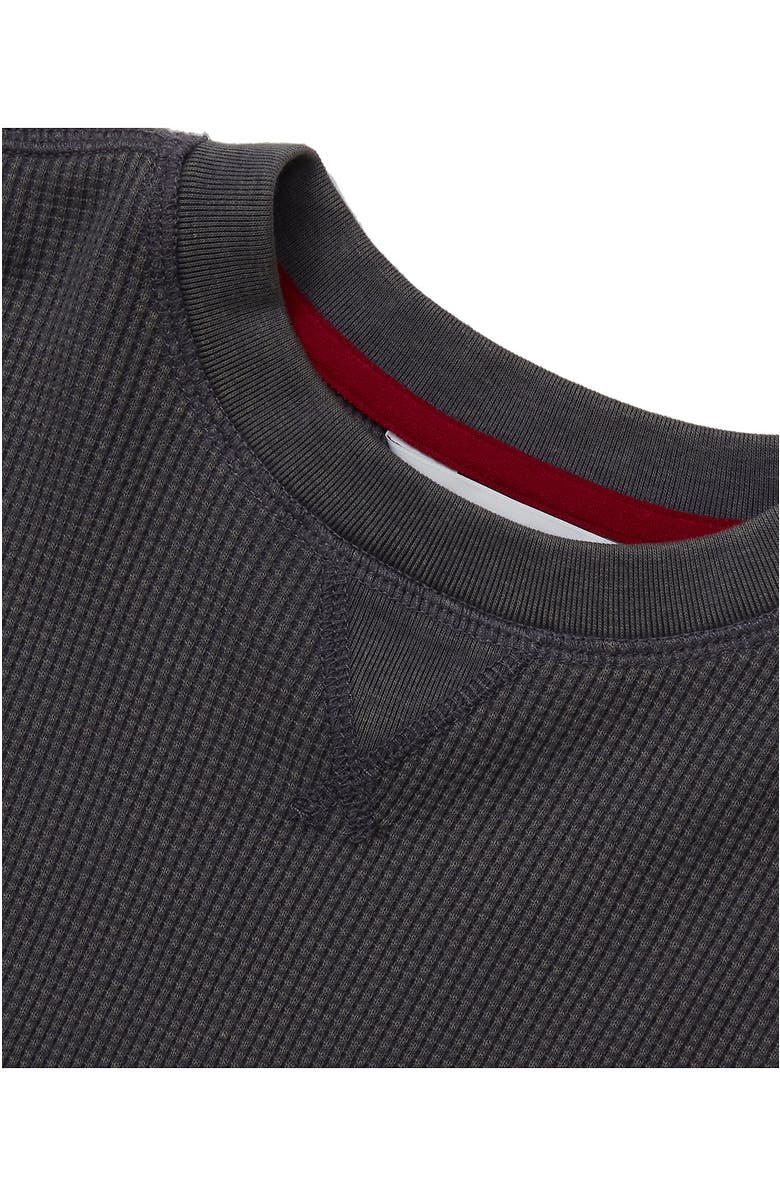 Lands' End Boys Long Sleeve Thermal Shirt, Alternate, color, Iron Gray