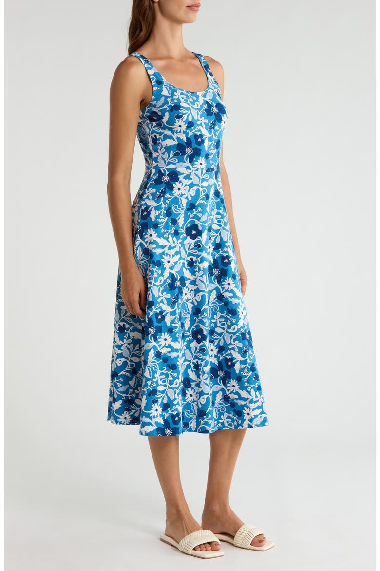 Sun Gleam Dress, Alternate, color, WINDING MEADOW SAILBOATS
