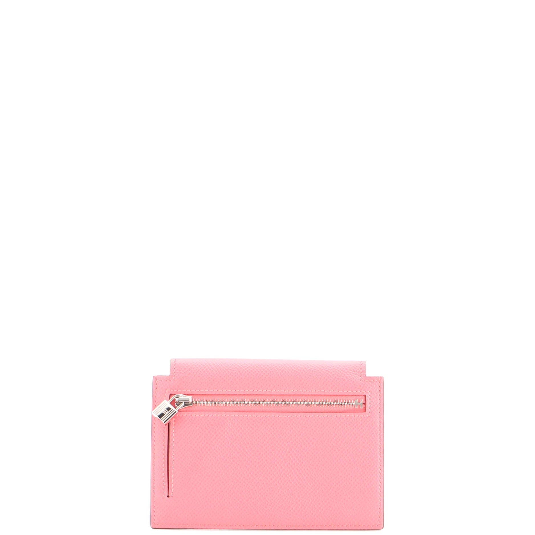 Kelly Pocket Compact Wallet Epsom, Alternate, color, Pink