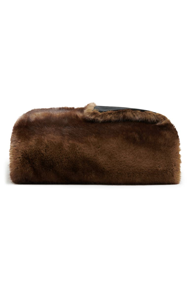 Brady Pluche™ Faux Mink Throw Blanket, Main, color, MINK