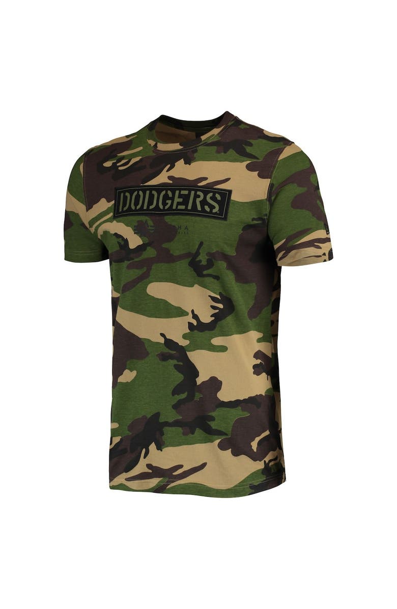 New Era Men's New Era Camo Los Angeles Dodgers Club T-Shirt, Alternate, color,